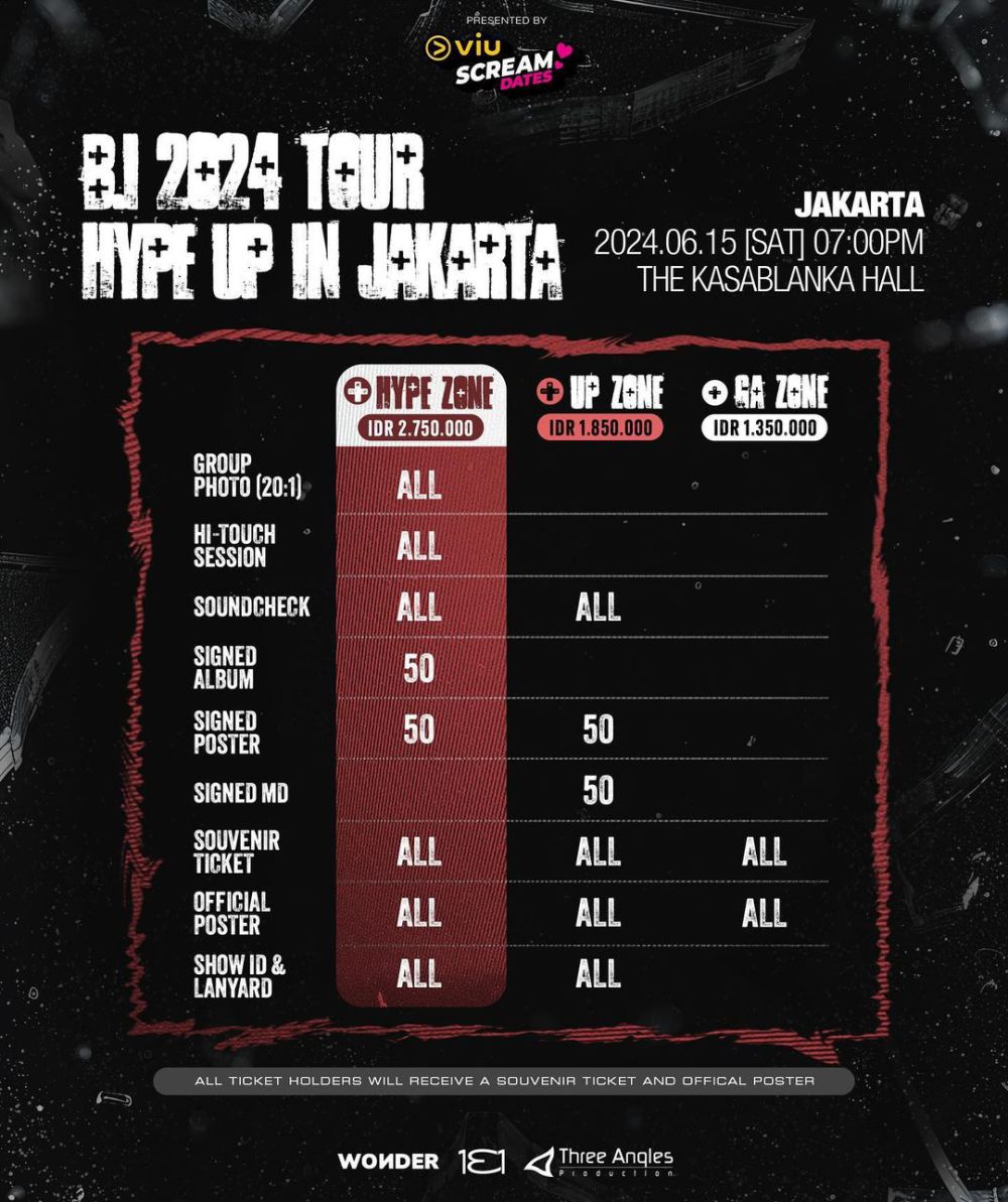 Harga Tiket Konser B.I Di Jakarta 2024