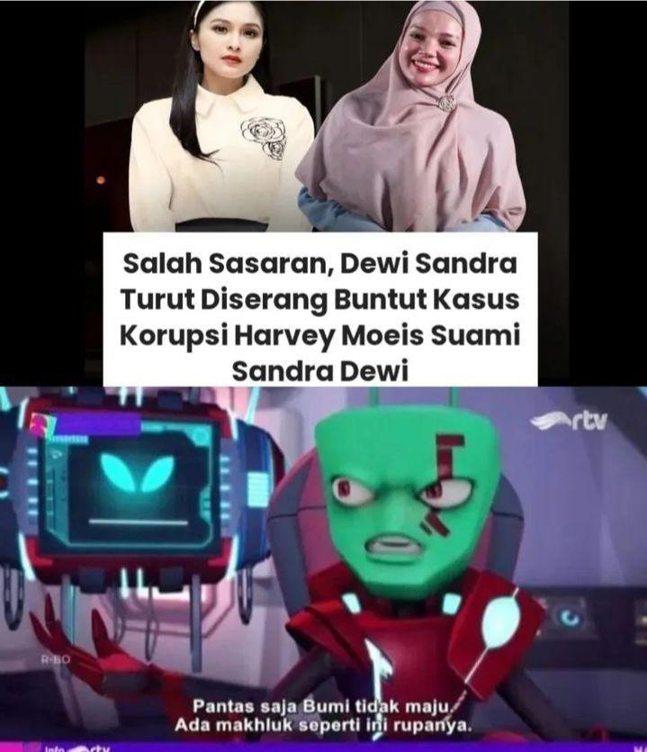 7 Meme Dewi Sandra Ketukar sama Sandra Dewi, Kurang Teliti?