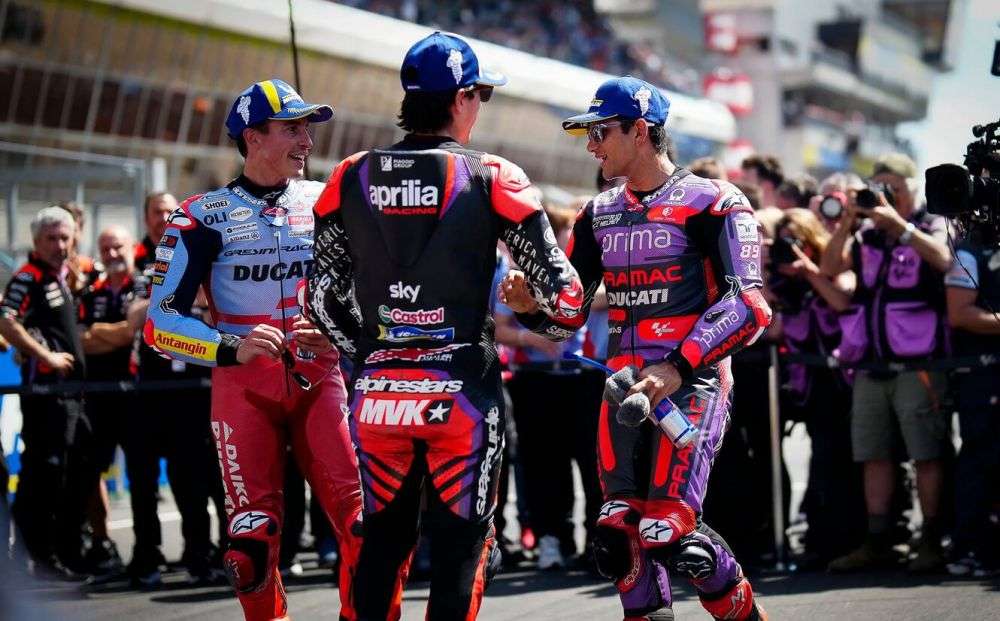 Martin, Marquez, Dan Vinales Sudah 3 Kali Naik Podium Sprint