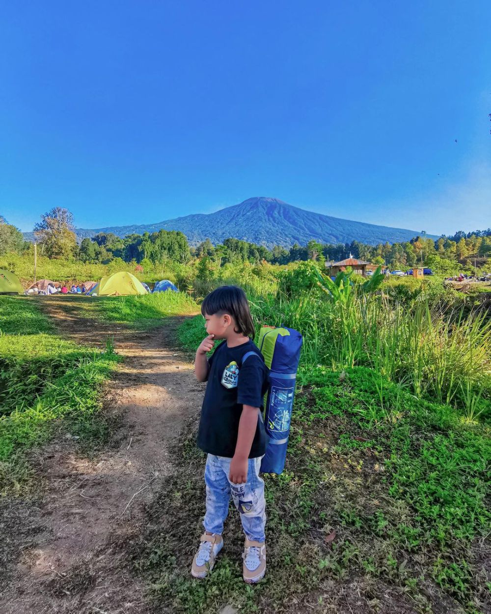 Bukit Tengtung Baturaden Banyumas, Camping dengan View Gunung Slamet