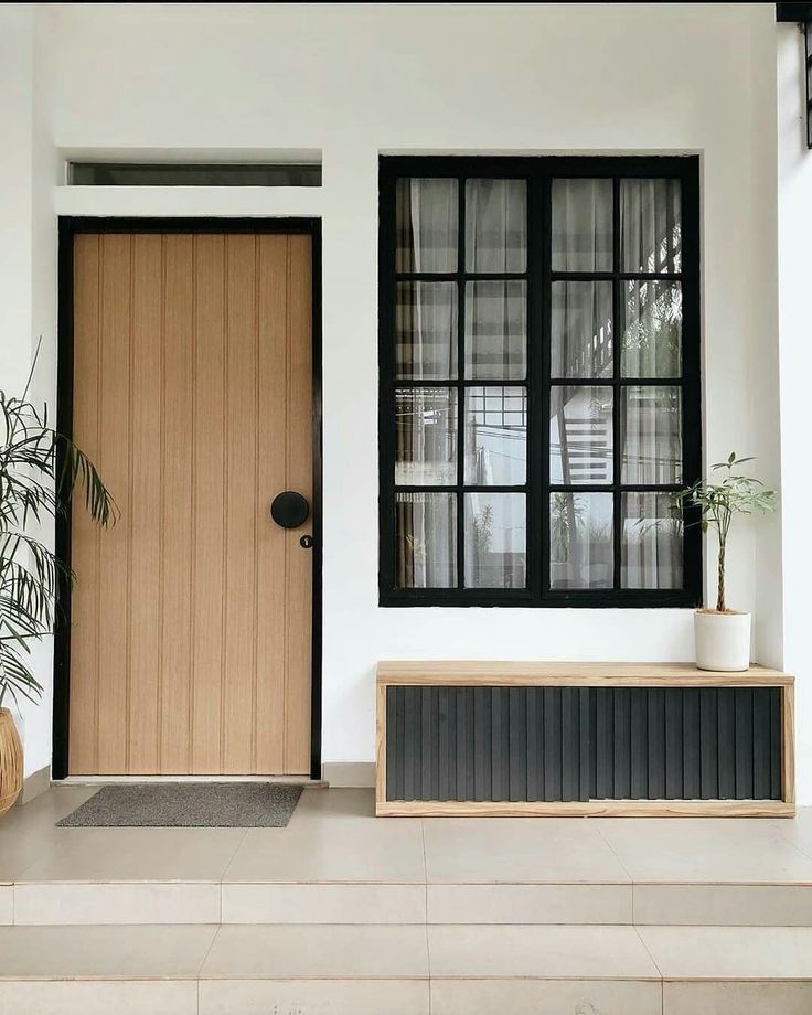 10 Ide Dekorasi Pintu Rumah Minimalis dan Modern, Stunning!