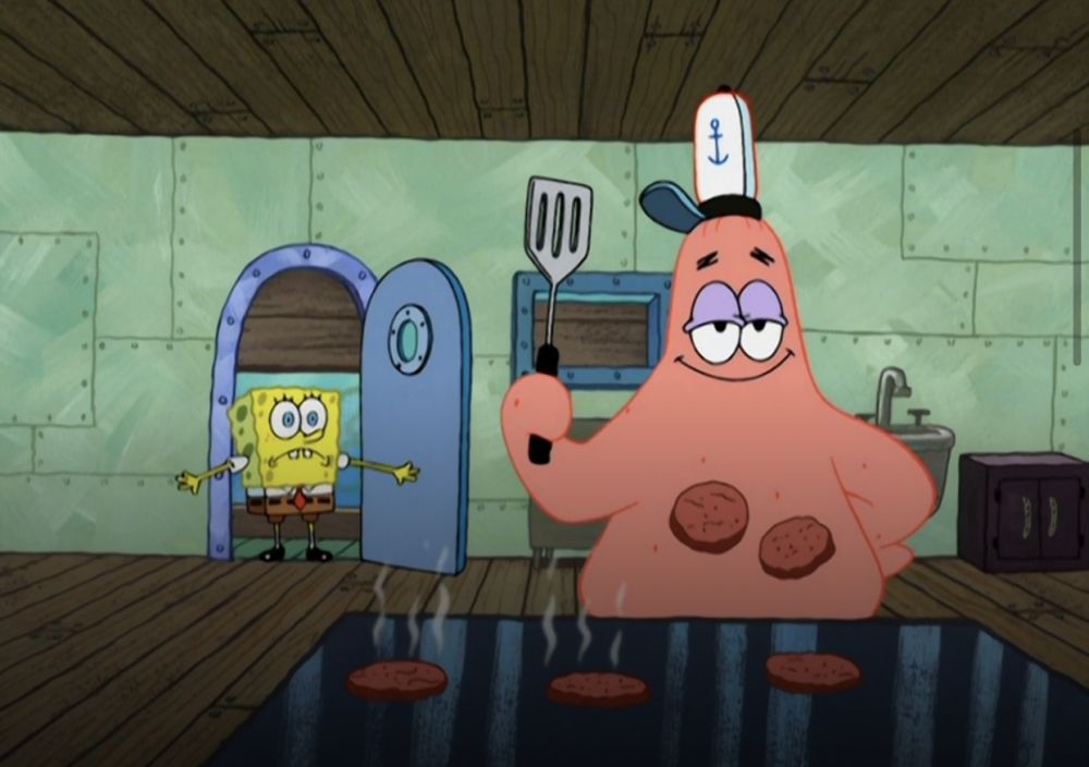 5 Momen Patrick Star Kerja Di Krusty Krab 5 Momen Patrick Star Kerja Di Krusty Krab