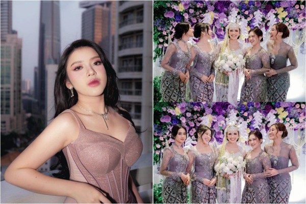 Tiara Andini jadi Bridesmaid Mahalini