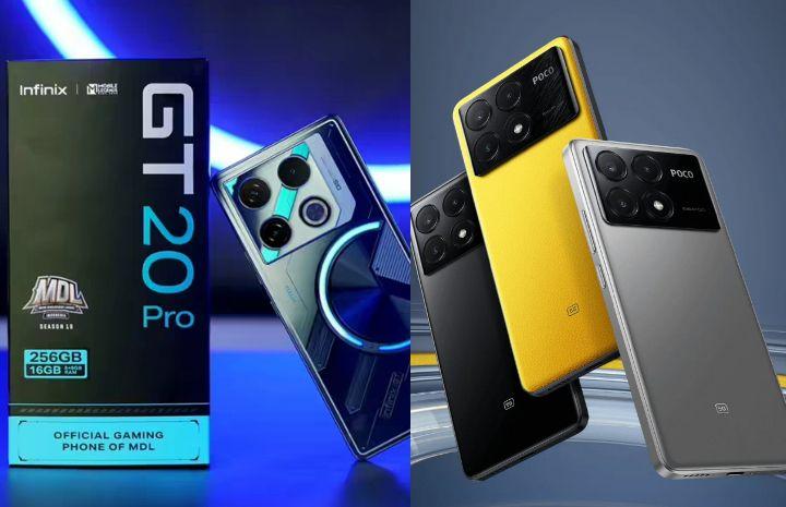 Infinix GT 20 Pro vs POCO X6 Pro Duel Sengit HP Gaming