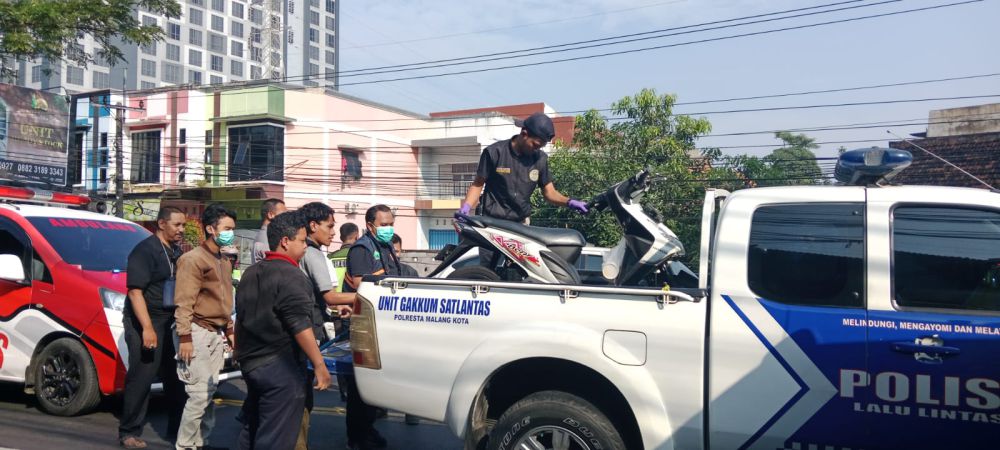 Pemotor di Malang Tewas usai Jadi Korban Tabrak Lari Truk