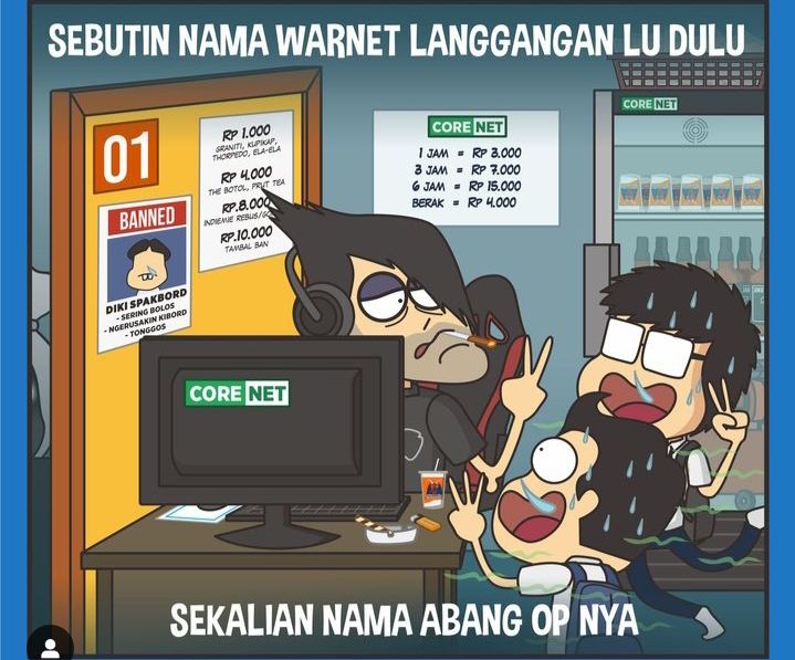 8 Meme Operator Warnet, Cepu sampai Bikin Tersipu