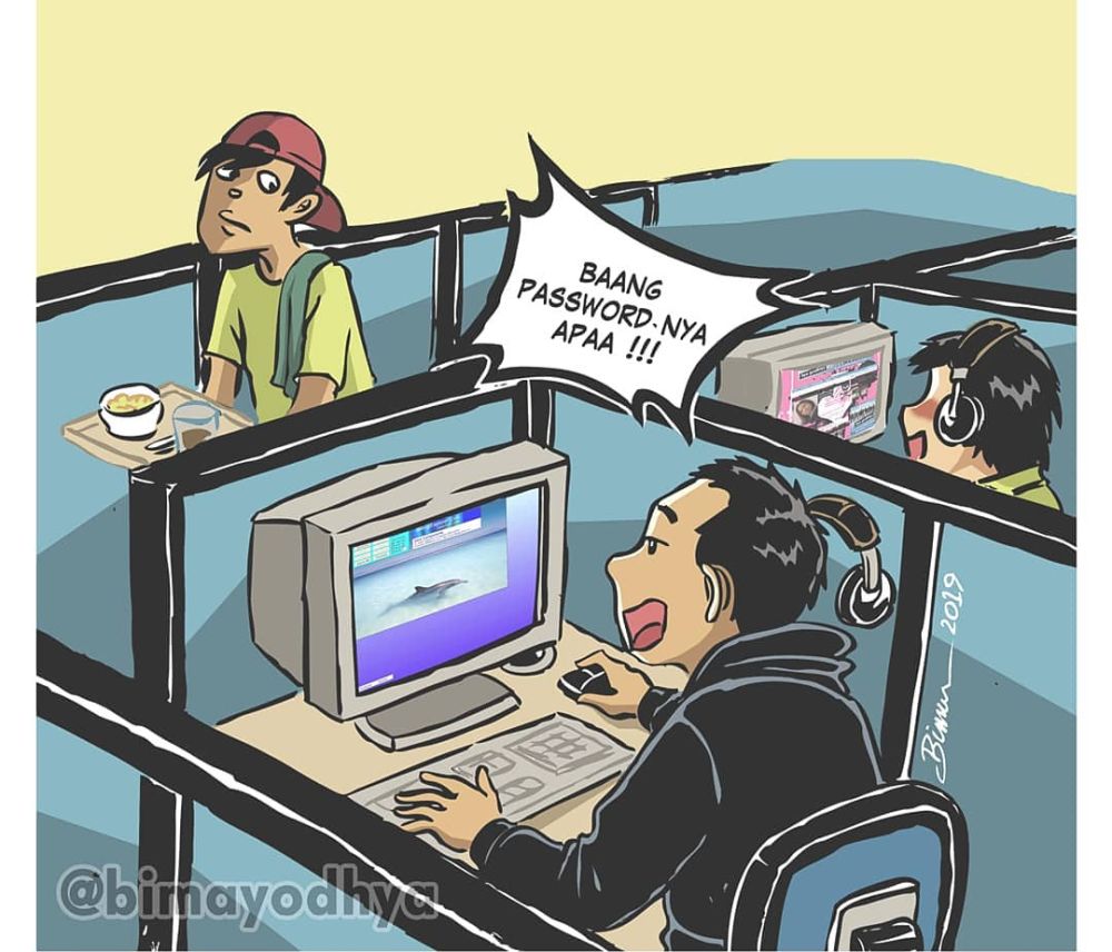 8 Meme Operator Warnet, Cepu sampai Bikin Tersipu