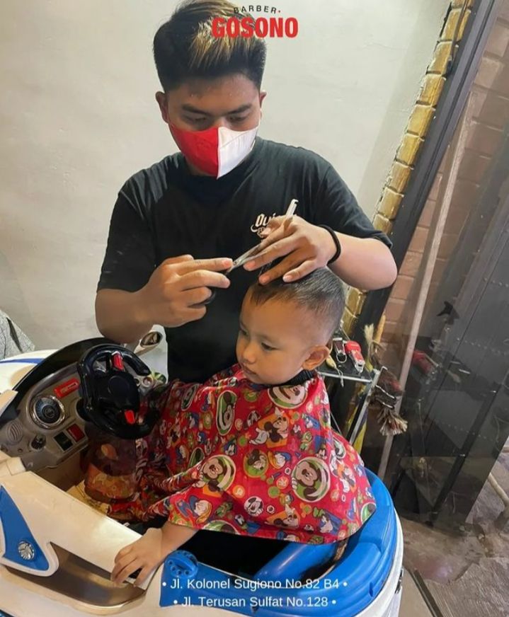 5 Barbershop Anak di Malang, Sediakan Kursi Berbentuk Mobil