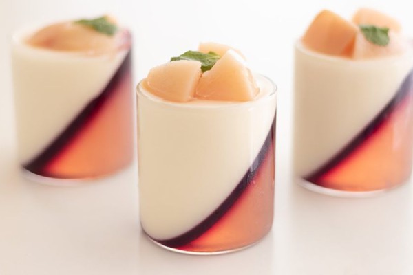 Resep Peach Panna Cotta