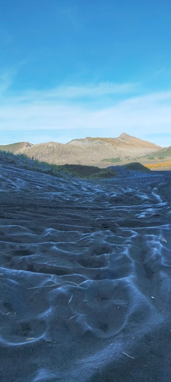 Muncul Frost, Suhu Udara di Gunung Bromo Capai 5 Derajat Celsius