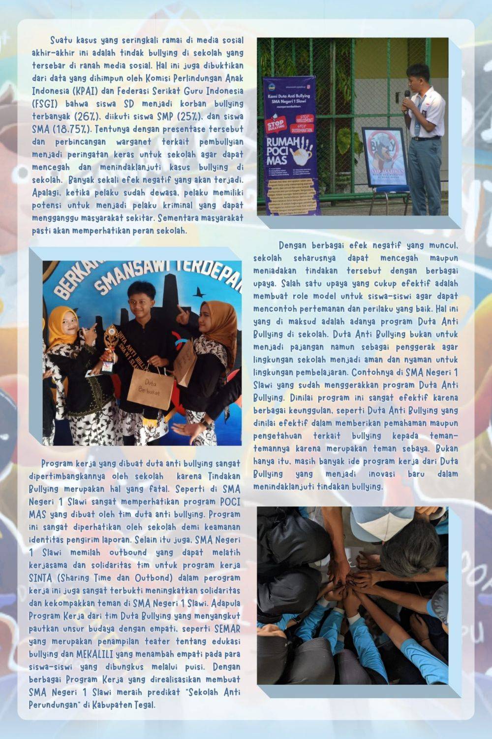 [MADING] Pelindung Generasi Siswa Anti Bullying