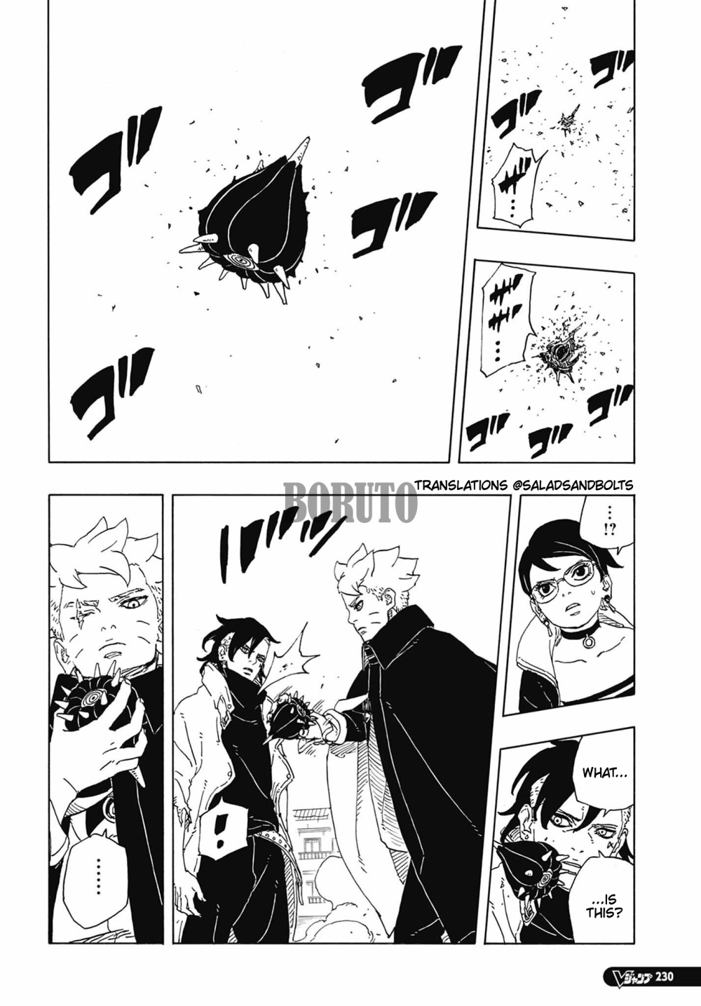 Review Boruto TBV Chapter 12: Kerjasama Dua Putra Hokage