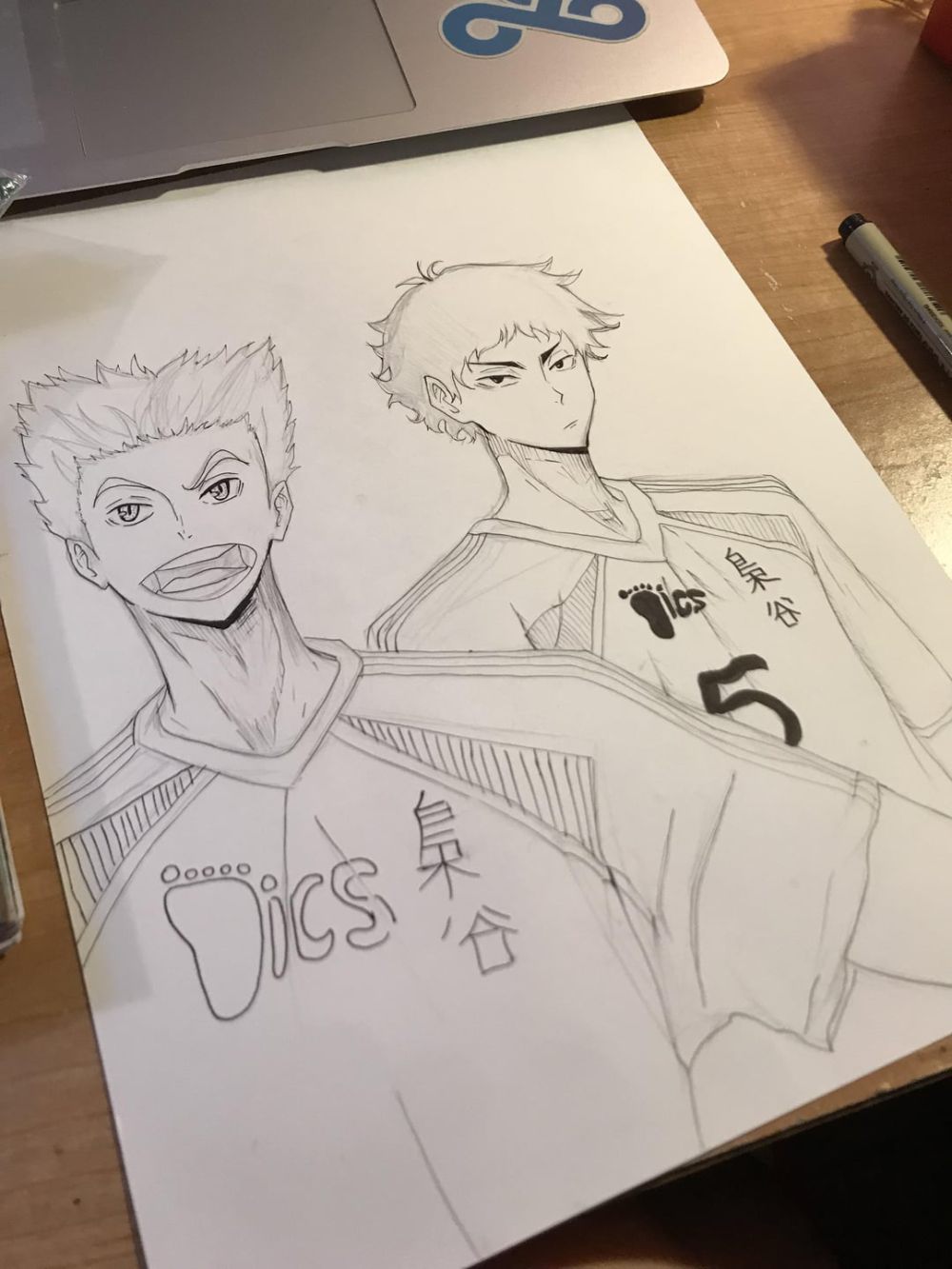 7 Karya Buatan Tangan Bertema Bokuto, Ace Fukurodani di Haikyu!!