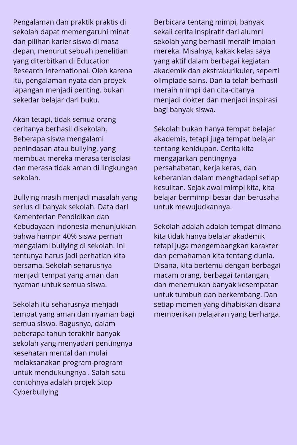 [MADING] Petualangan Seru di Sekolah