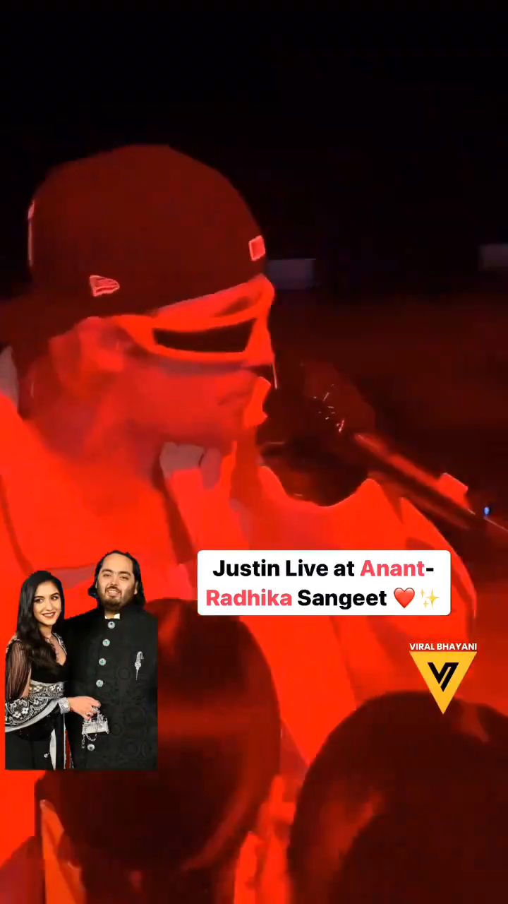 Potret Justin Bieber di Acara Pranikah Crazy Rich India, Anant Ambani
