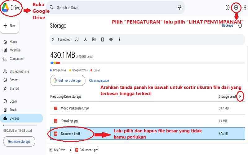 Google Drive Penuh? Ini 4 Cara Cepat Mengatasinya 