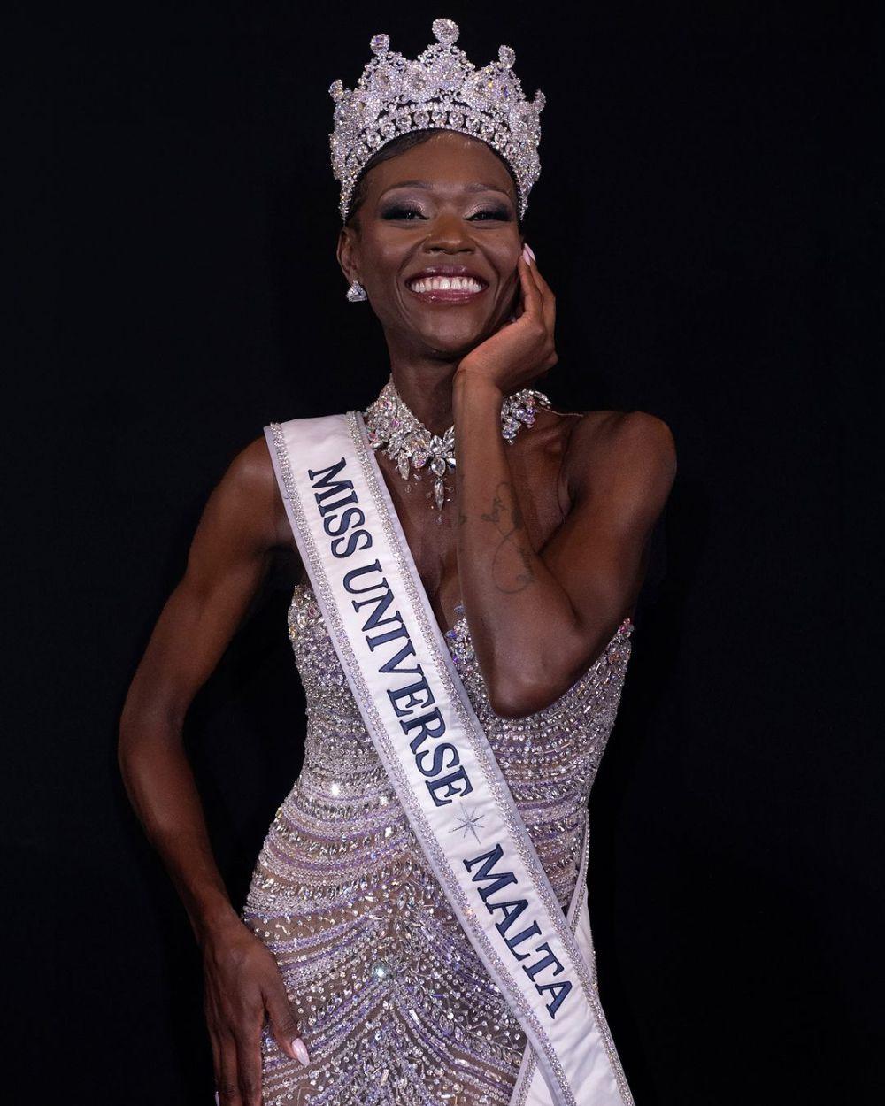 7 Potret Miss Universe Malta 2024 Beatrice Njoya