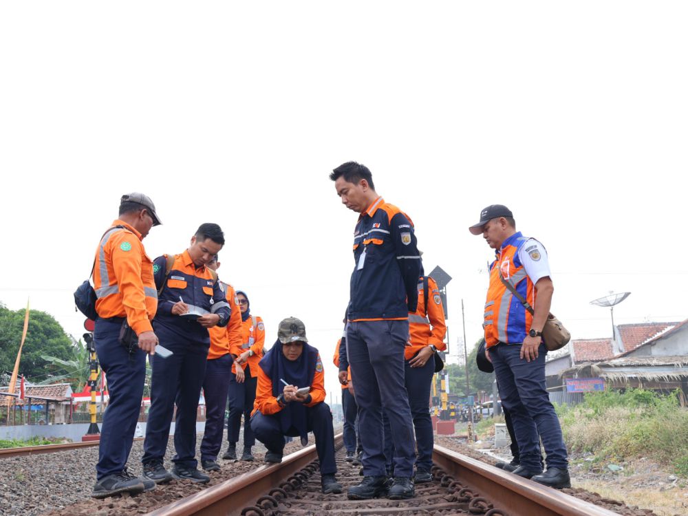 PT KAI Daop 6 Jogja Cek Perlintasan, Pastikan Keamanan Perjalanan KA