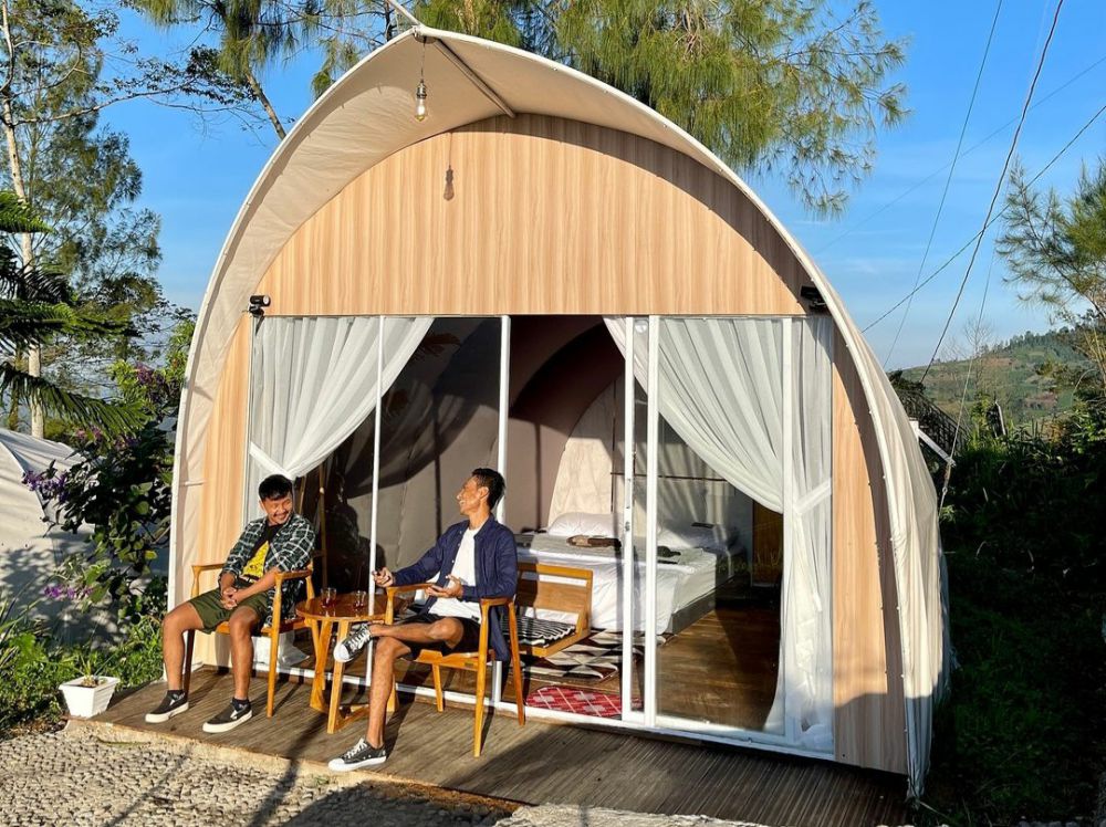 Pesona The Fortune Glamping: Asyik View Gunung di Wonosobo