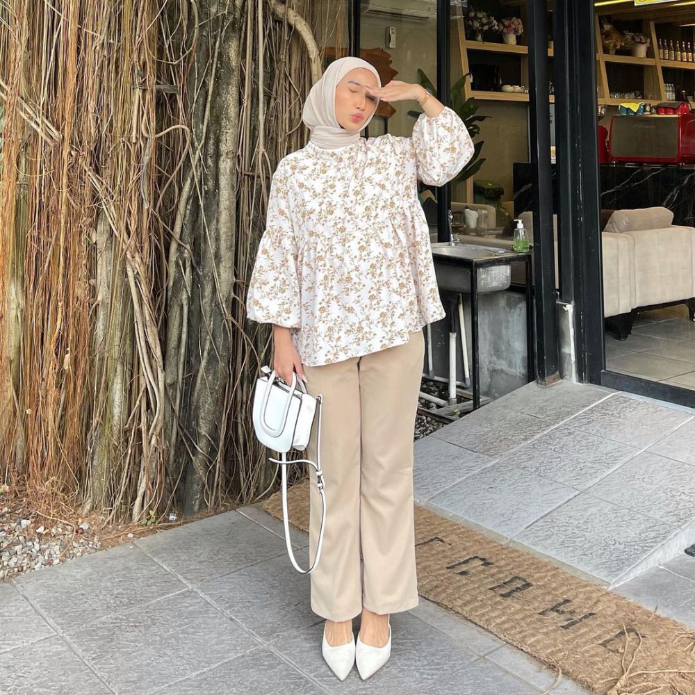 10 Ide OOTD Nuansa Earth Tone ala Selebgram Fachrisa, Chic Trendy!