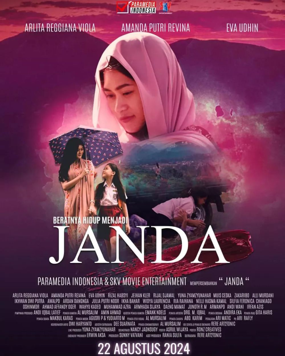 12 Film Indonesia Terlaris Hari Pertama Tayang Agustus 2024