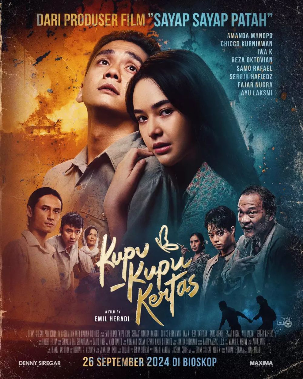 3 Film dan Series Amanda Manopo Tahun 2024, Ada Kupu-Kupu Kertas