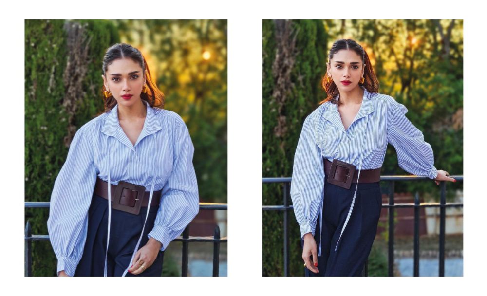 9 Inspirasi Oversized Outfit ala Aditi Rao Hydari, Stunning!