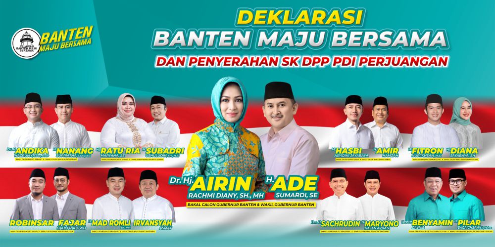 Siang Ini, PDIP-Golkar Deklarasi Airin-Ade untuk Pilgub Banten