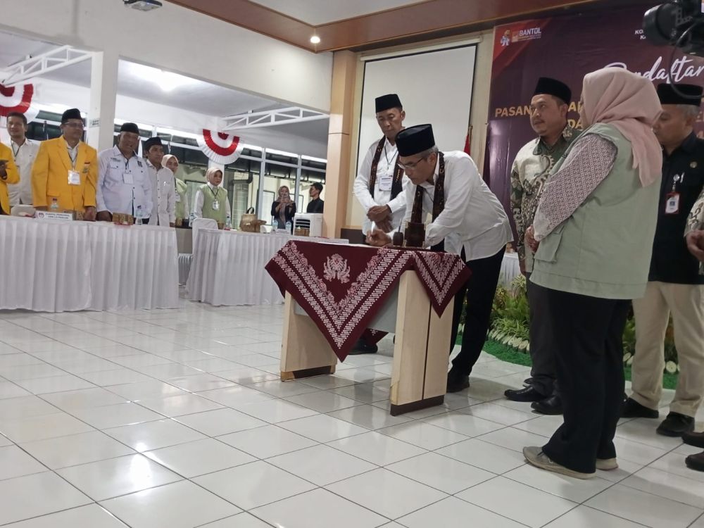 Halim Muslih dan Aris Suharyanta Resmi Daftar ke KPU Bantul