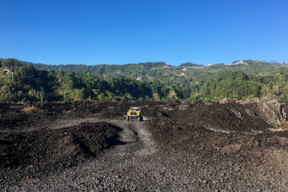 Biaya Sewa Jeep di Black Lava Gunung Batur Bali