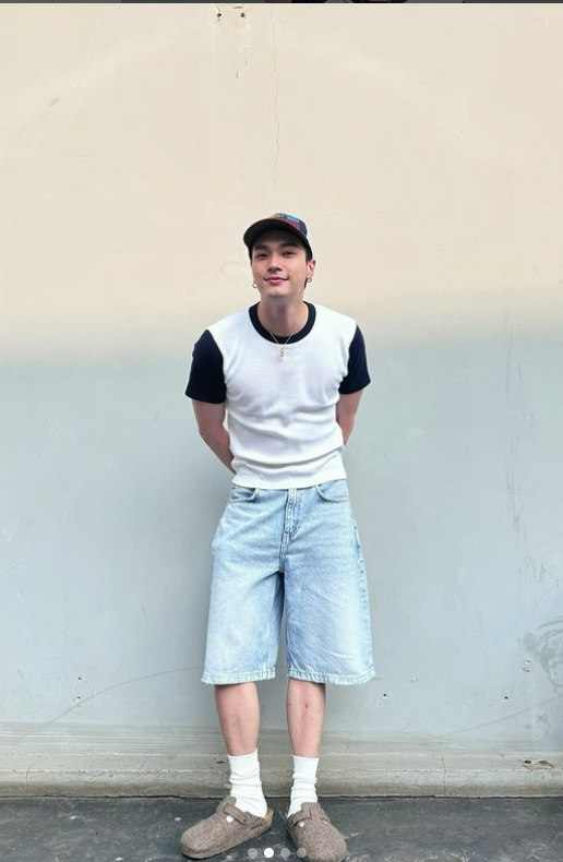 7 Ide OOTD T-shirt dan Celana Jeans ala Oabnithi Wiwattanawarang