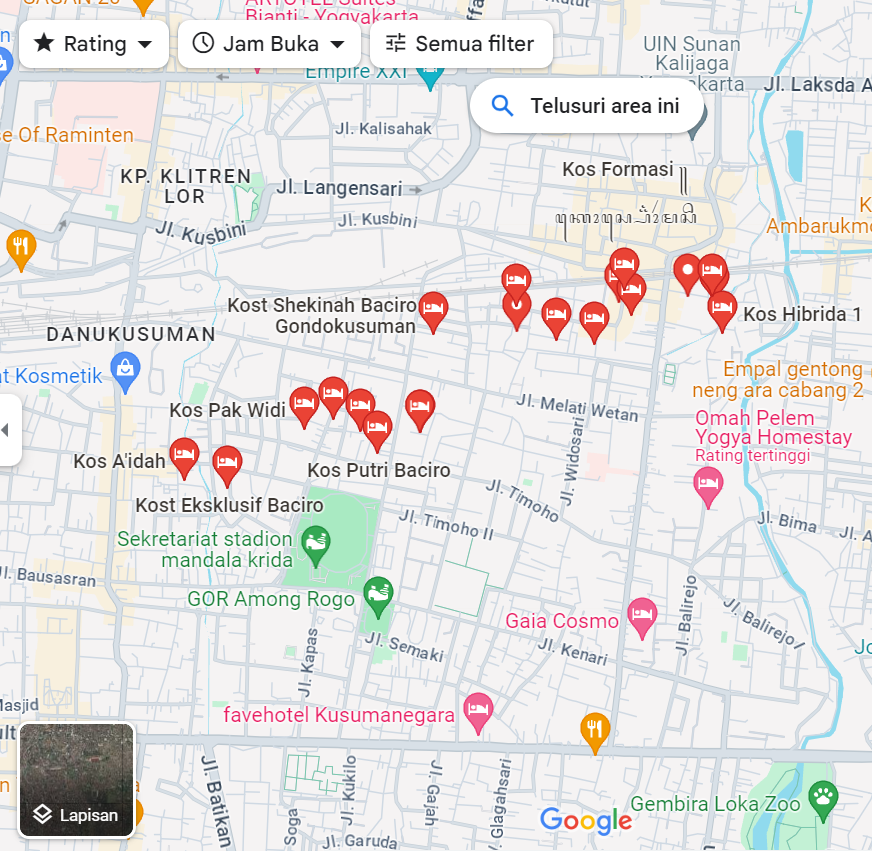 5 Rekomendasi Area Kos Sekitar Kampus UAD buat Mahasiswa Baru