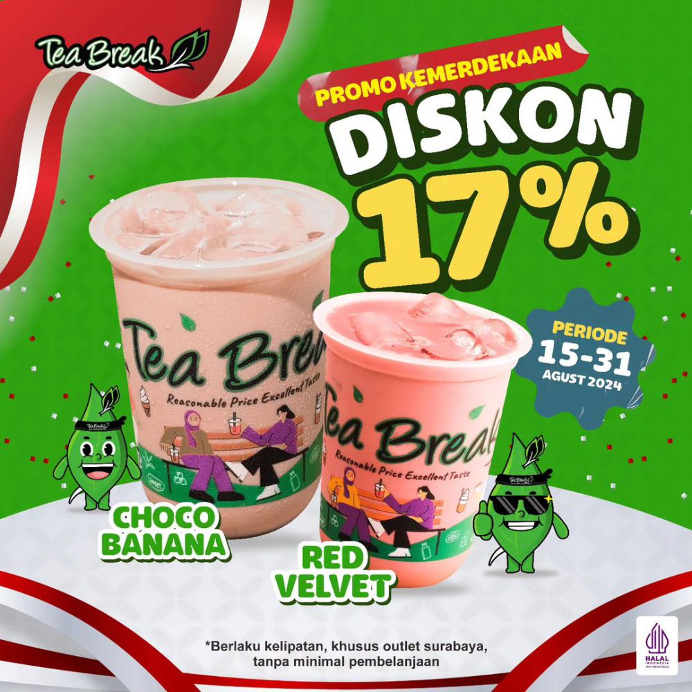 8 Promo Makanan dan Minuman Spesial Bulan Agustus di Surabaya