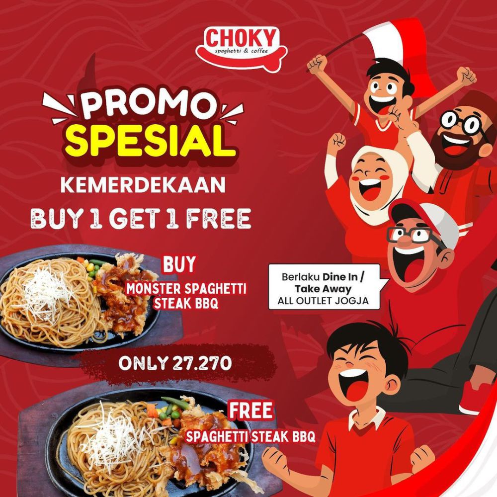 9 Promo Makan 17 Agustus 2024 di Jogja, Ada Donat, Pizza sampai Ramen