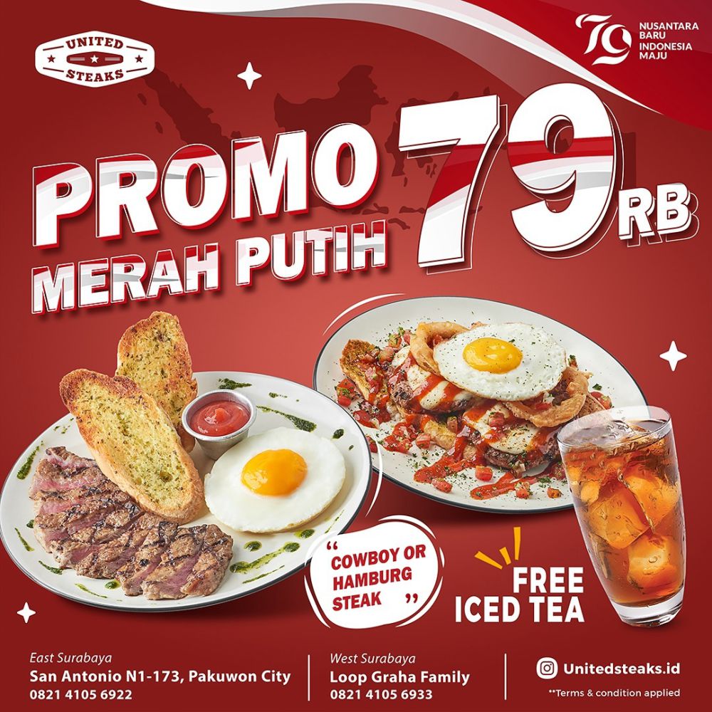 8 Promo Makanan dan Minuman Spesial Bulan Agustus di Surabaya