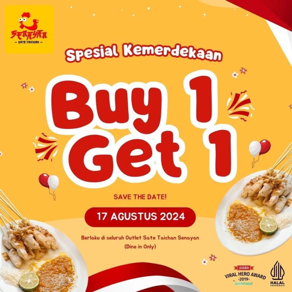 9 Promo Makan 17 Agustus 2024 di Jogja, Ada Donat, Pizza sampai Ramen