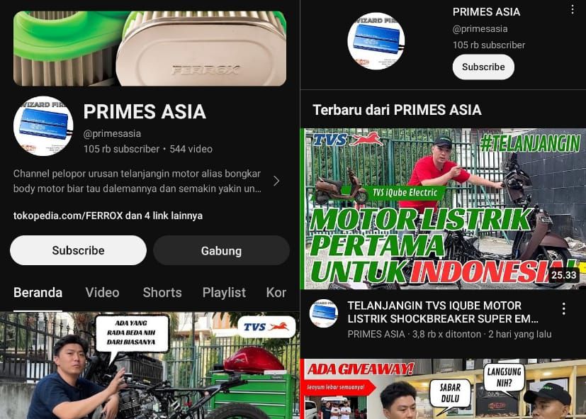 6 Channel YouTube untuk Kamu yang Hobi Motoran, Informatif