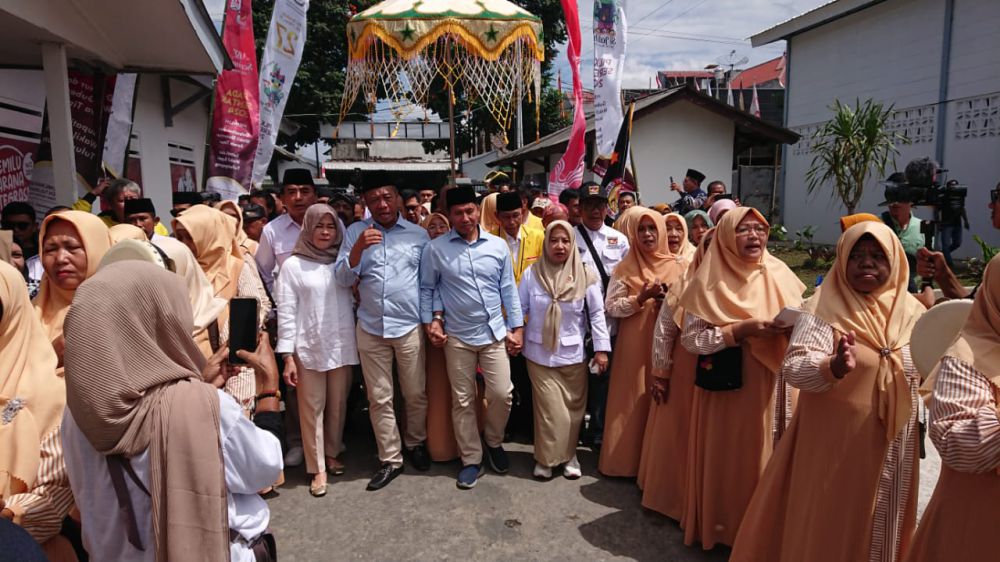 Sempat Menghilang, Pasangan Gabah Daftar ke KPU Tulungagung