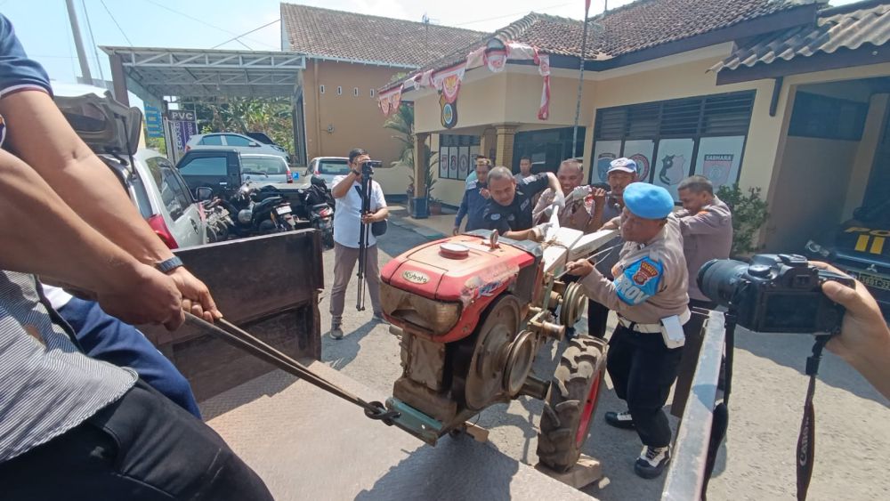 Komplotan Pencuri Traktor di Sleman Ditangkap, Aksi Terekam CCTV