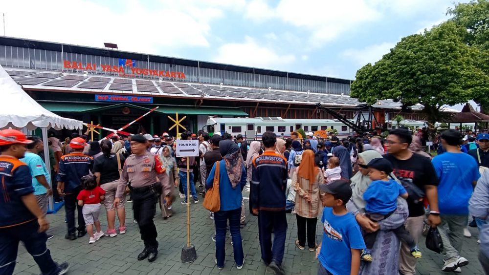 Serunya Jogja Spoor Festival 2024 di Balai Yasa Yogyakarta