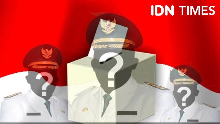 Saling Dorong di Pengundian Nomor Urut Pilkada Kabupaten Tangerang