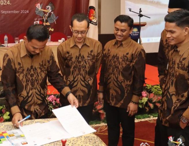 KPU Kota Tangerang Resmi Menetapkan 3 Paslon