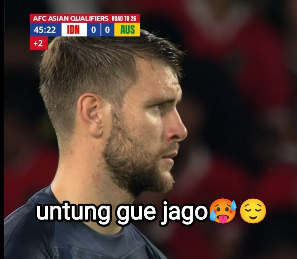 7 Meme Maarten Paes, Tembok Besar di Gawang Timnas Indonesia!