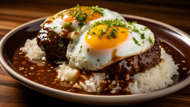 Resep Loco Moco, Nasi Telur Patty dengan Saus Jamur Khas Hawaii