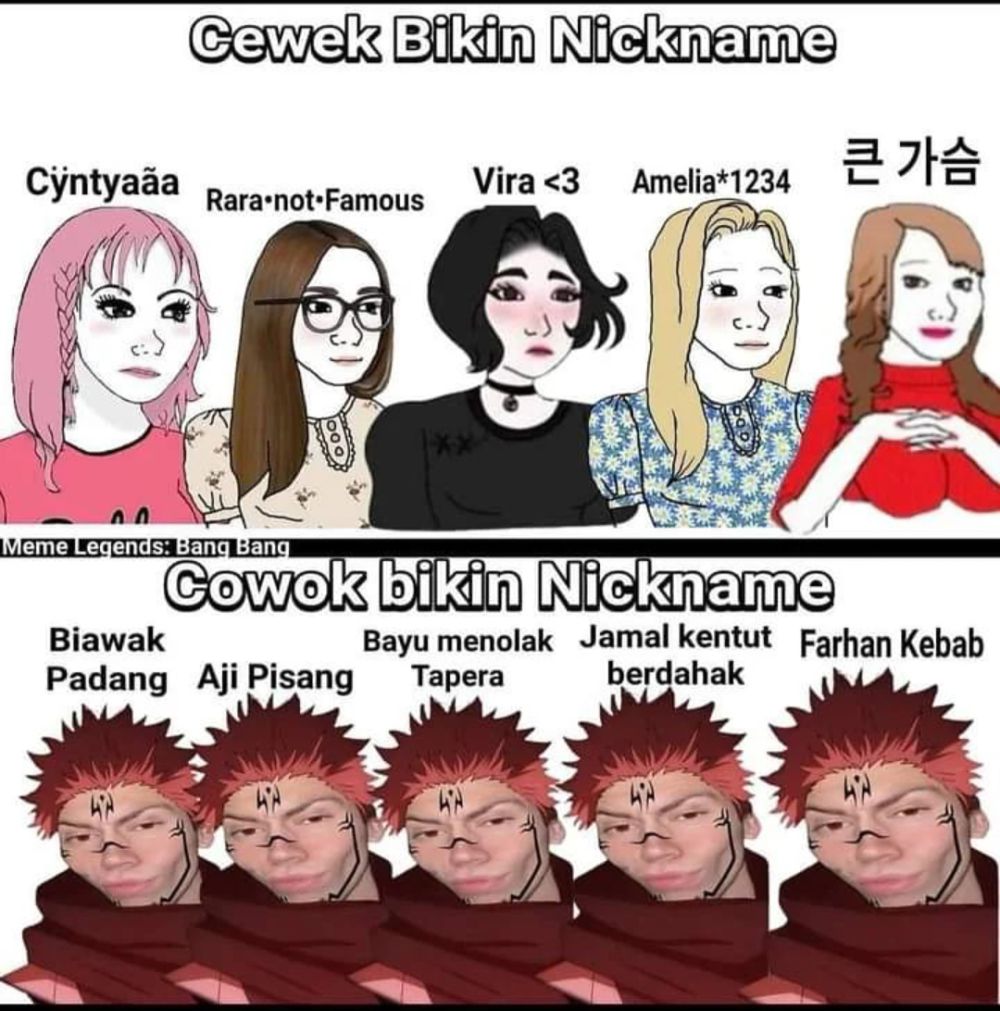 Nama Dan Gambar Memes