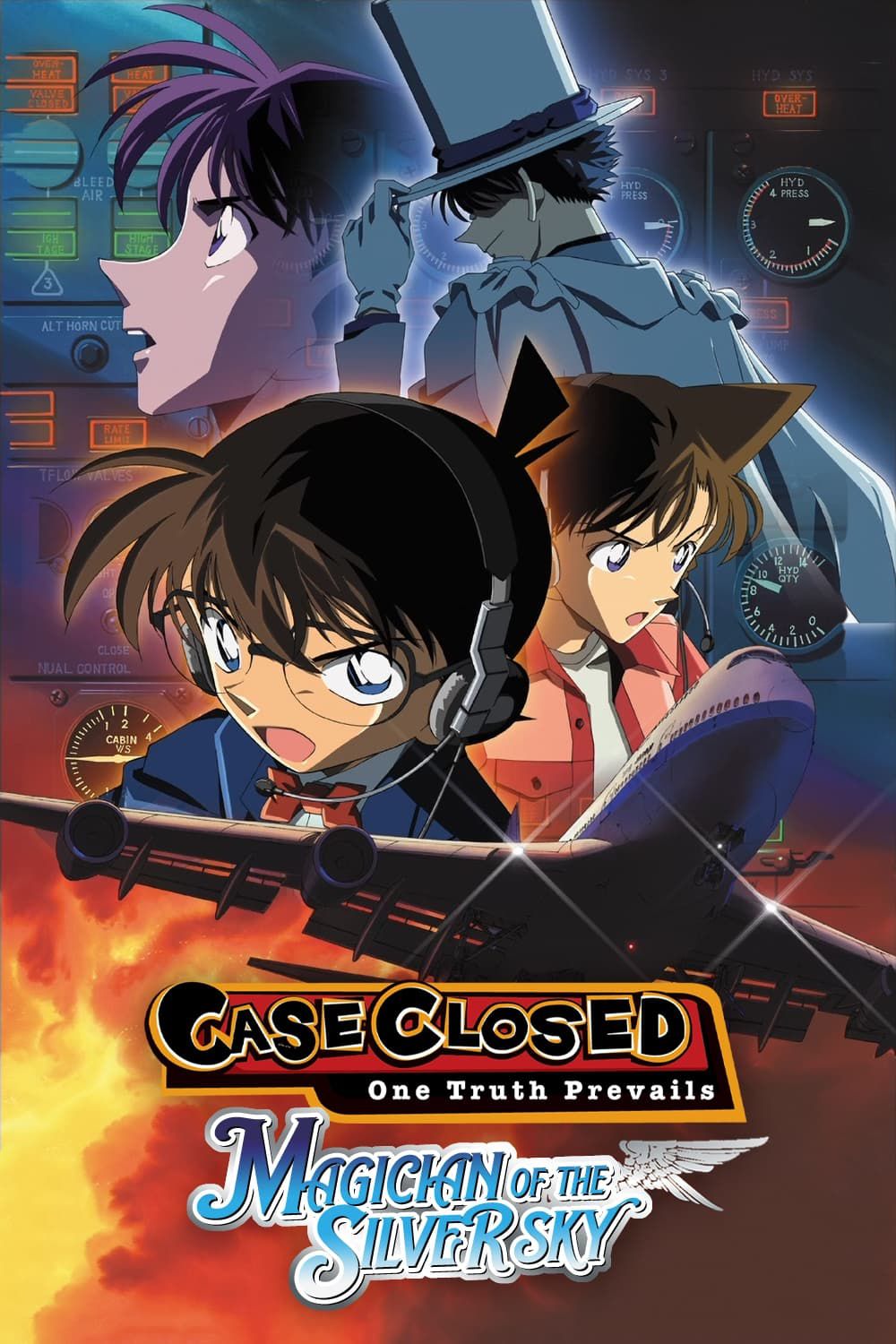 7 Kemunculan Kaito Kid di Film Detective Conan, Selalu Heboh!