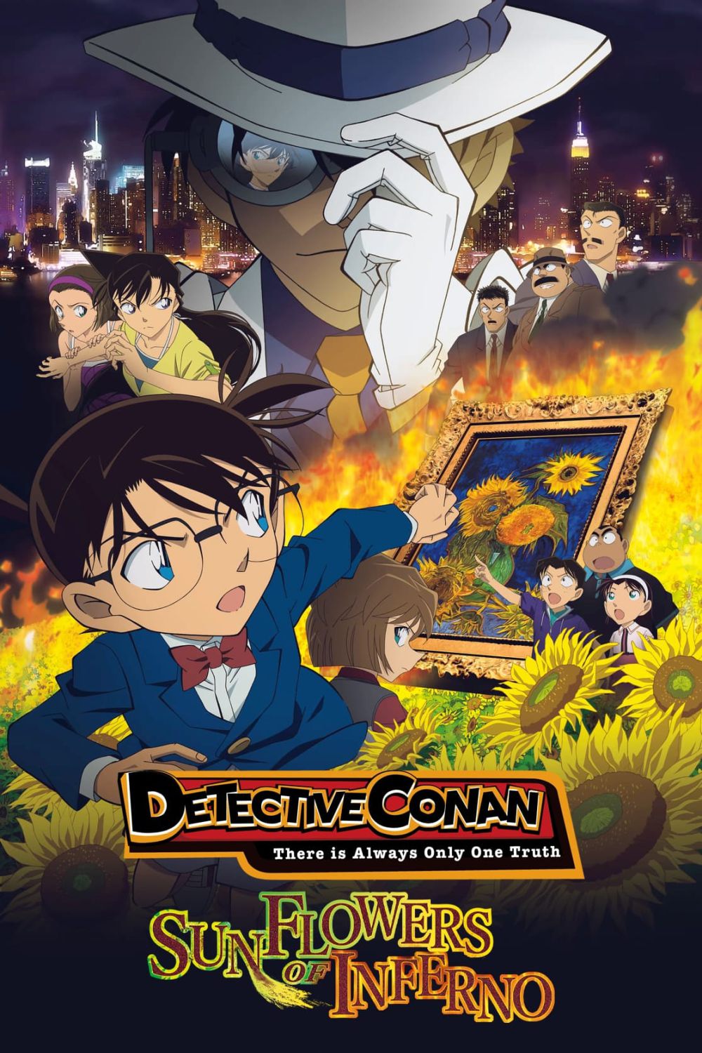 7 Kemunculan Kaito Kid di Film Detective Conan, Selalu Heboh!