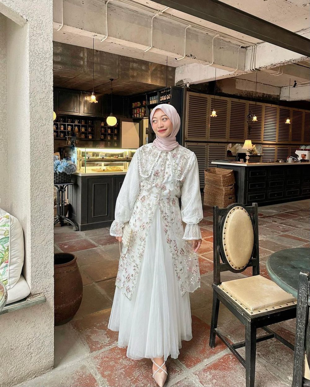 10 OOTD Kondangan  Hijab Simple ala Selebgram Nabilayua