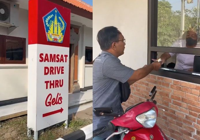 Cara Samsat Drive Thru di Bali, Buka Sampai Malam