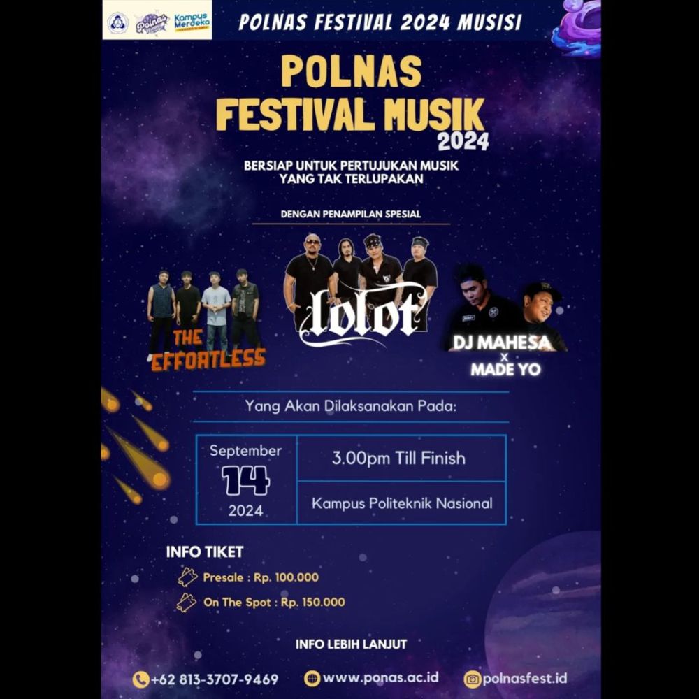 10 Konser Musik di Bali September 2024, Sal Priadi Manggung